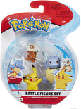 Pokémon Battle Figure Pack - Cubone, Pikachu & Wartortle