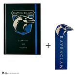 Notitieboekje Ravenklauw-logo met boekenlegger & harde kaft, (120 Pagina's)
